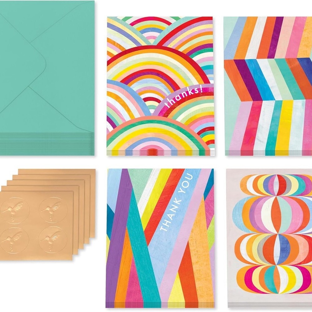 🆕Papyrus “Thank You” Cards Stationery Set, 20 Count
